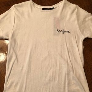 NWT BONJOUR TEE FROM PARIS!